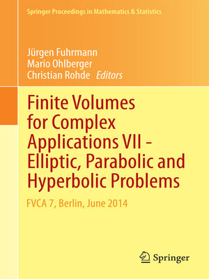 cover image of Finite Volumes for Complex Applications VII-Elliptic, Parabolic and Hyperbolic Problems